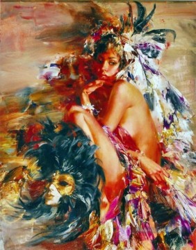 Une jolie femme ISNY 12 Impressionist Peinture à l'huile